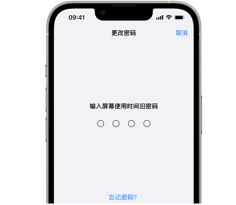 新津iPhone屏幕维修分享iPhone屏幕使用时间密码忘记了怎么办 