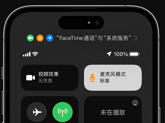 新津苹果授权维修网点分享iPhone在通话时让你的声音更清晰 