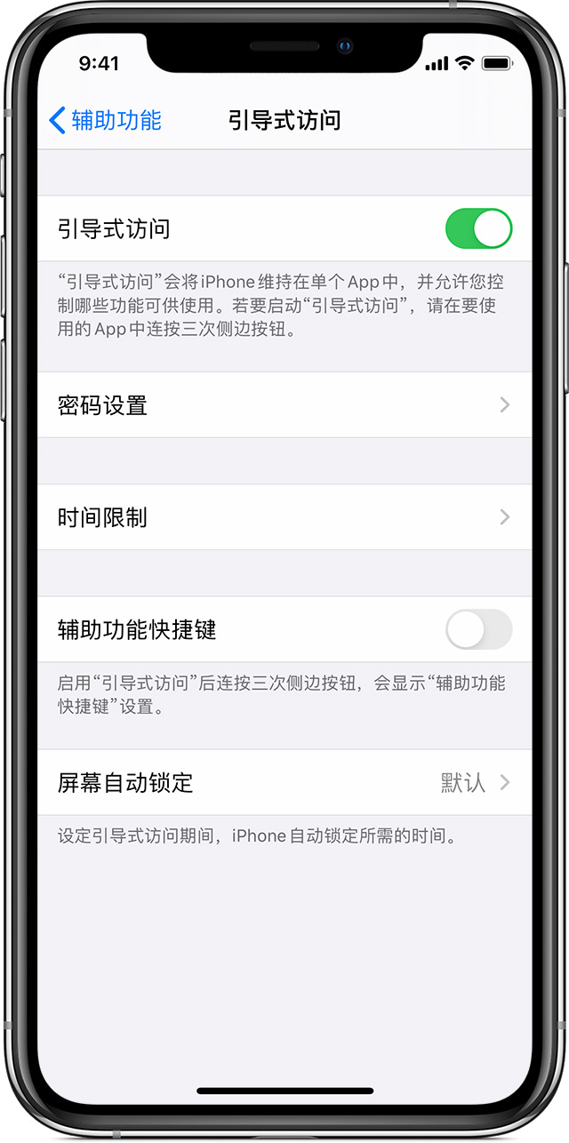 新津苹果手机维修分享如何在 iPhone 上退出引导式访问 