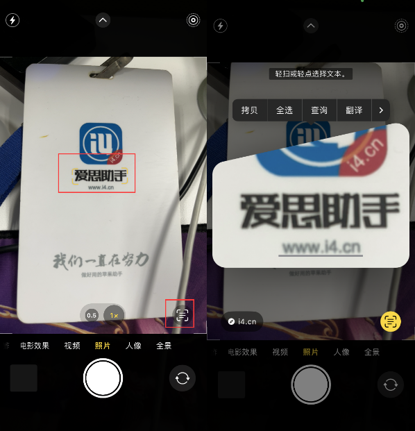 新津苹果手机维修分享升级iOS 16后如何通过相机翻译文本 