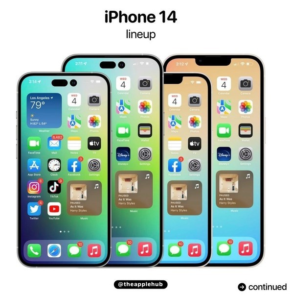 新津苹果14维修分享iPhone 14全家福 