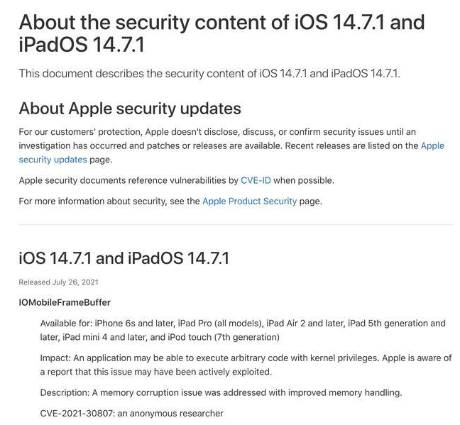 新津苹果手机维修分享iOS 14.7.1 正式版更新内容及升级方法 