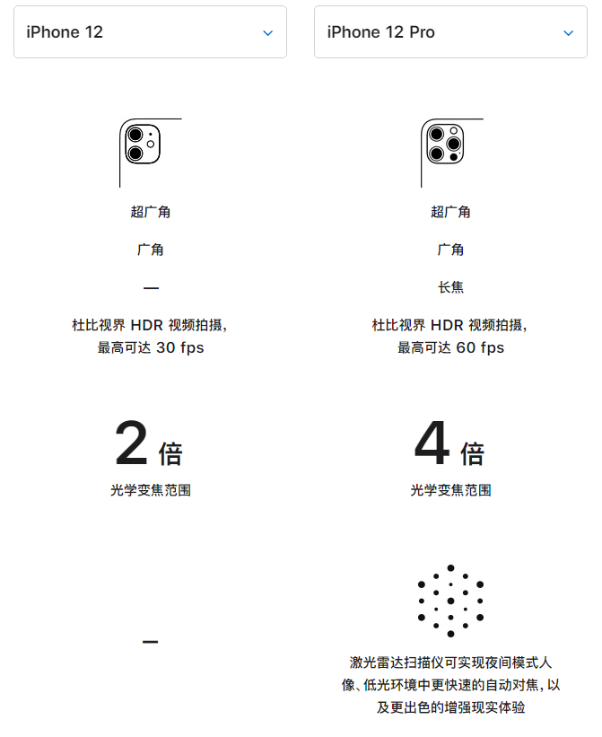 新津苹果手机维修分享苹果 iPhone 12 与 iPhone 12 Pro 选哪款 